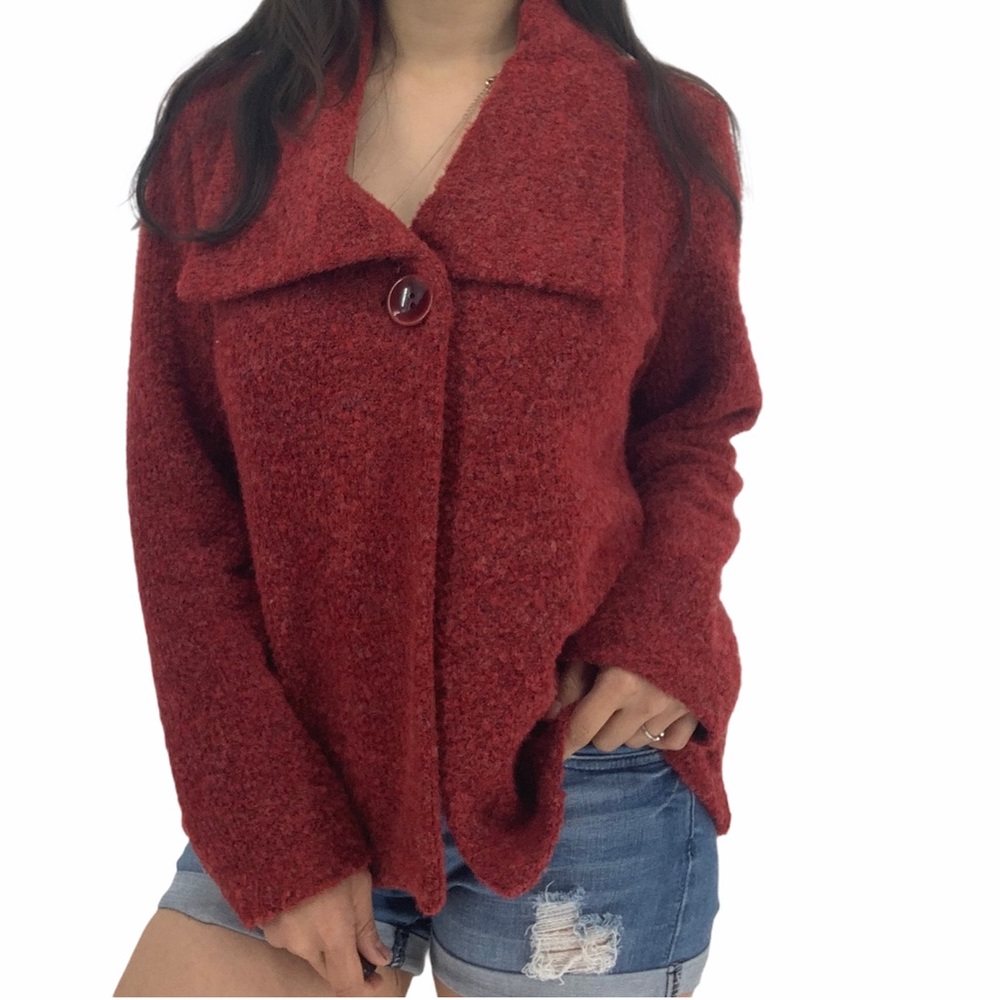 Soft works Red Wrap Jacket Medium - Picture 1 of 8